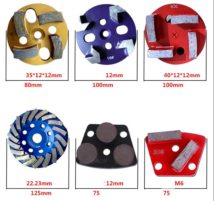 Bloc de măcinat din beton armat